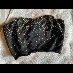 Pins & Needles Rainbow Sequin Bandeau